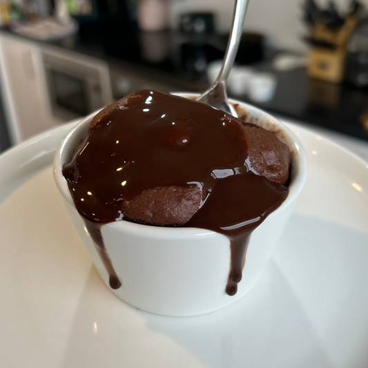 Microwave Protein Cake
