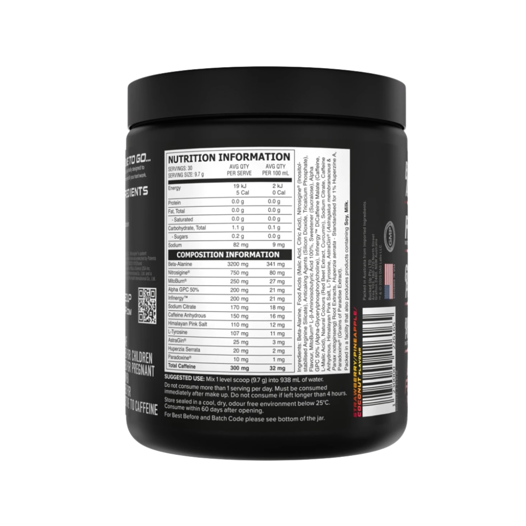 BUCKED UP LFG Preworkout