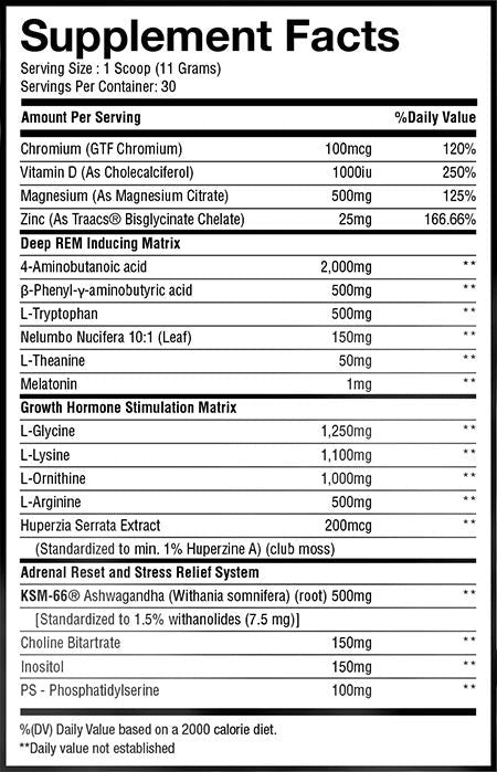 KODIAK Aanabolic Coma Sleep Formula