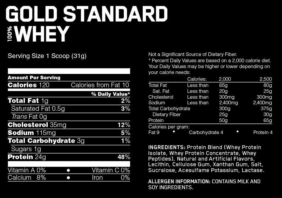 Optimum Nutrition Gold Standard 100% Whey