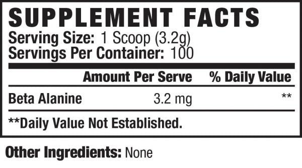 Muscle Sport Beta Alanine