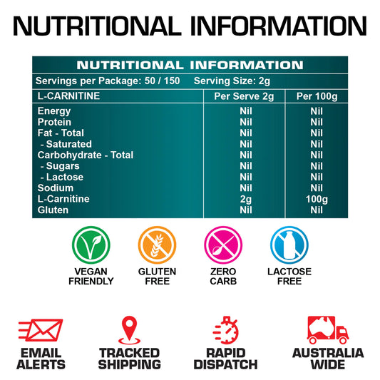Body Ripped L-Carnitine - Stimulant Free Fat Metaboliser