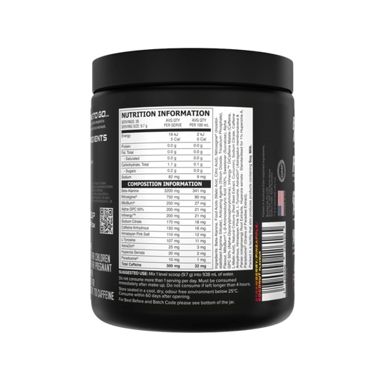 BUCKED UP LFG Fat Burning PRE