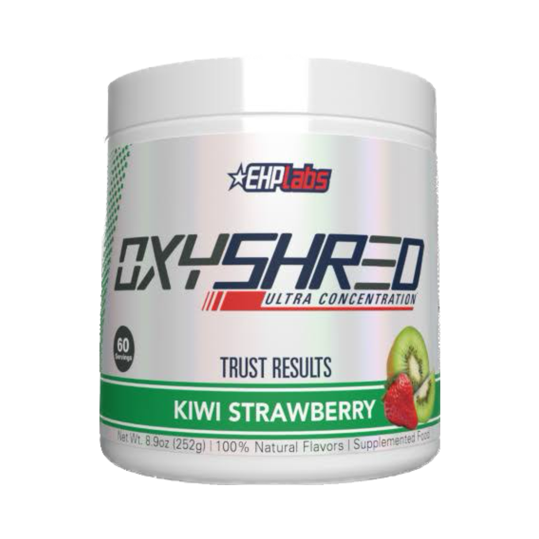 EHP Labs OxyShred original thermogenic powder supplement tub