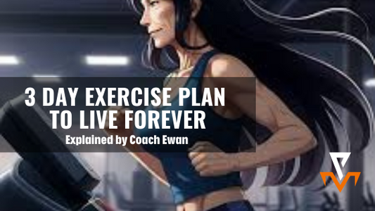 3 Day Exercise plan to Live Forever