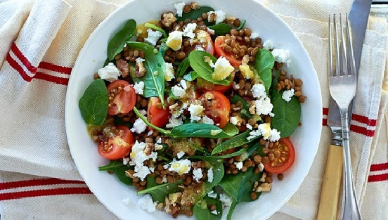 Easy High-Protein Walnut Lentil Salad Recipe