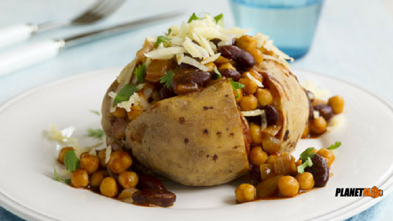 Easy High-Protein Baked Potato and Beans Recipe