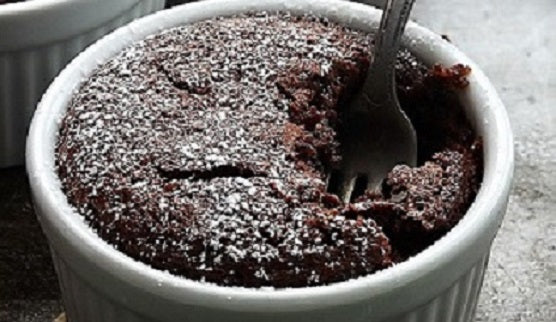 High Protein Chocolate Lava Cake