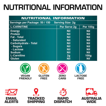 Body Ripped L-Carnitine - Stimulant Free Fat Metaboliser