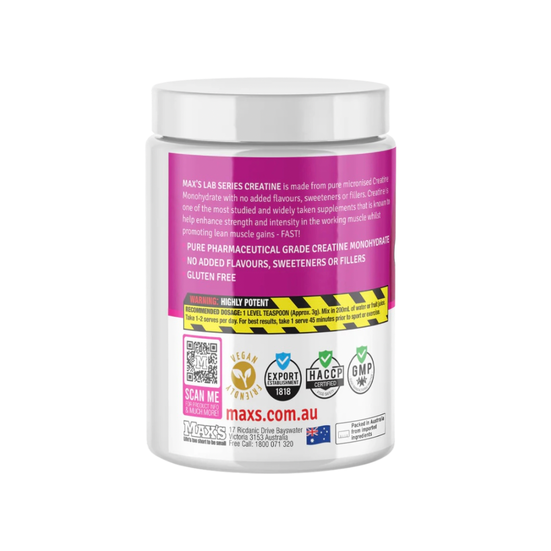 MAXS Lab Series Creatine Monohydrate