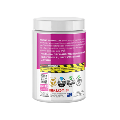 MAXS Lab Series Creatine Monohydrate