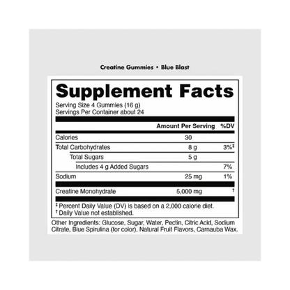 BUCKED UP CREATINE GUMMIES