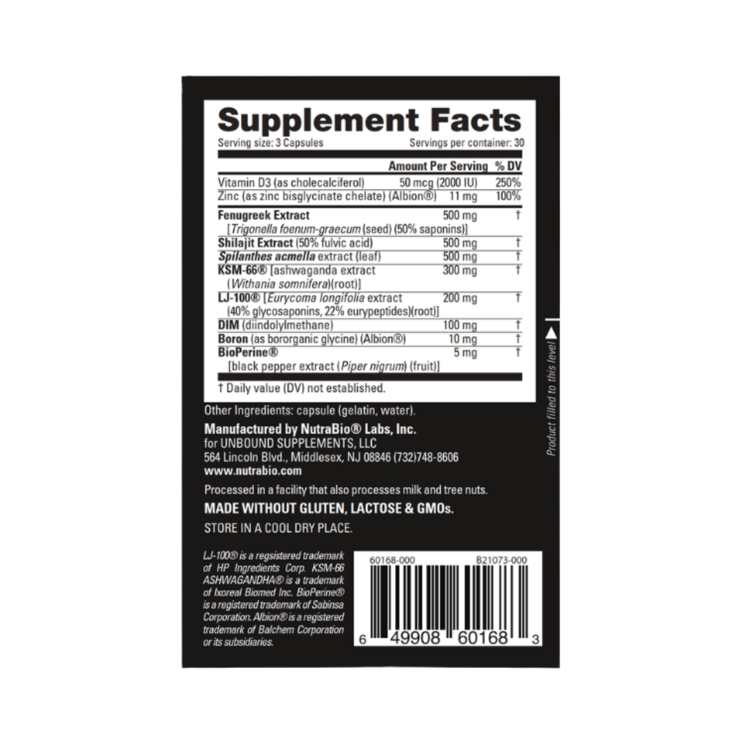 UNBOUND TEST 90 capsules