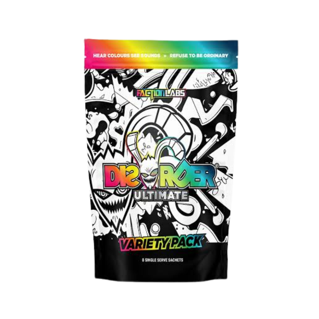 Faction Labs Disorder Ultimate - 8 single serve Variety Pack