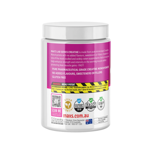 MAXS Lab Series Creatine Monohydrate