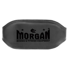 Load image into Gallery viewer, Morgans Bomber Leather Weight Lifting Belt